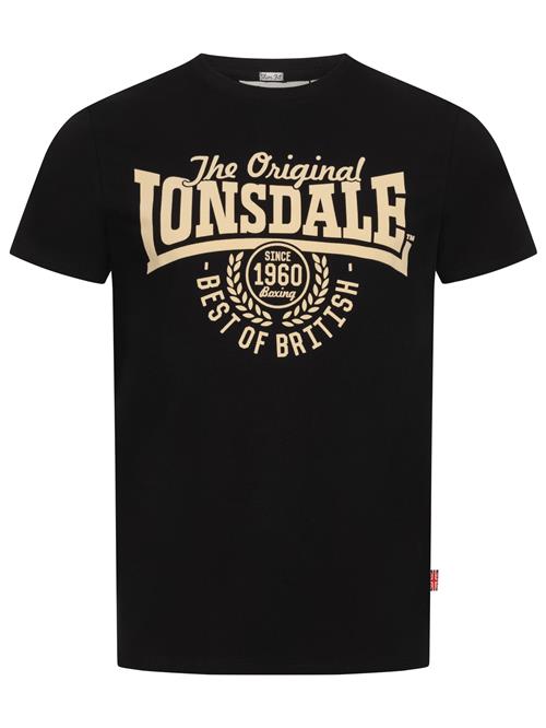LONSDALE Bluser & t-shirts 'Bethersden'  ecru / sort