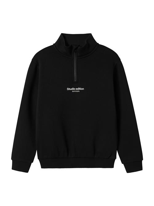 NAME IT Sweatshirt 'NKMBrody'  sort / hvid