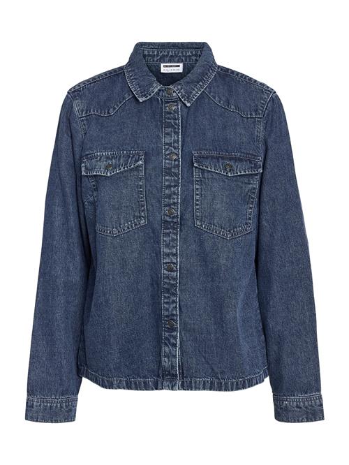 Noisy may Overgangsjakke 'NMNew Signe'  blue denim