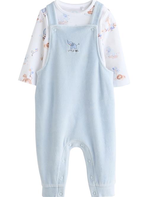 Next Sæt  lysebeige / lyseblå / hvid