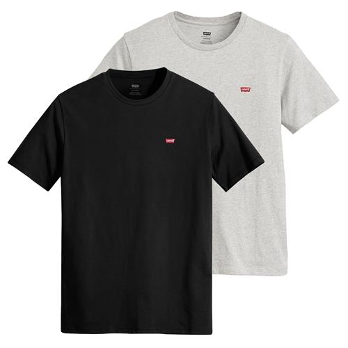 LEVI'S ® Bluser & t-shirts  grå / sort