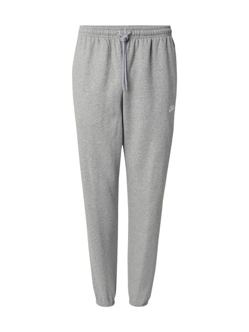 Nike Sportswear Bukser 'CLUB'  grå / hvid