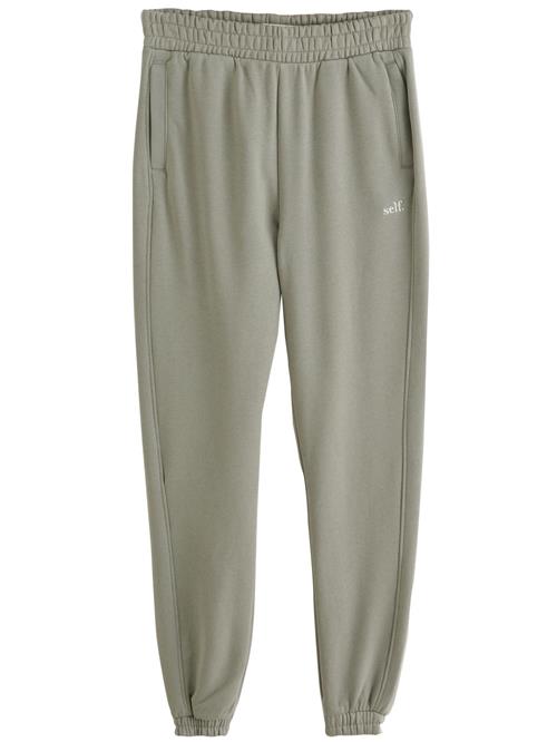 self. Bukser  khaki / hvid