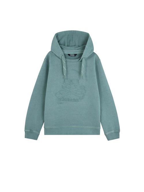 Scalpers Sweatshirt 'Skullembossed'  jade