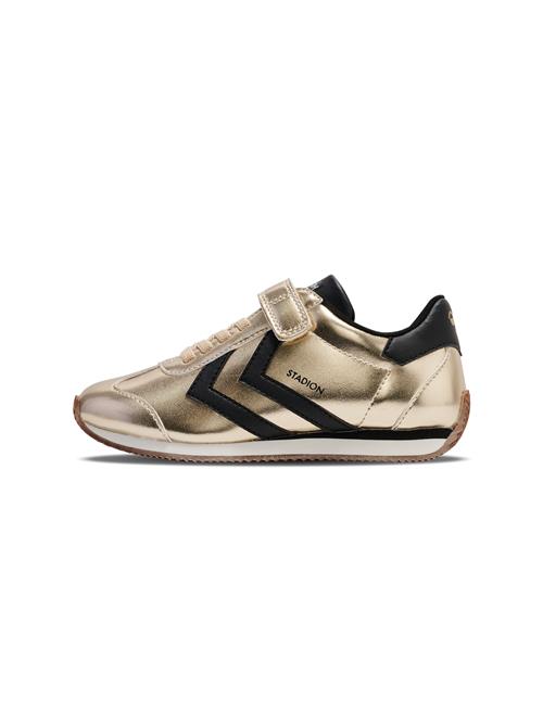 Hummel Sneakers 'Stadion Metallic'  guld / sort