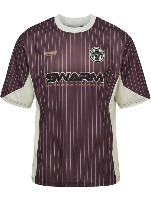 Hummel Fodboldtrøje  beige / vinrød / sort