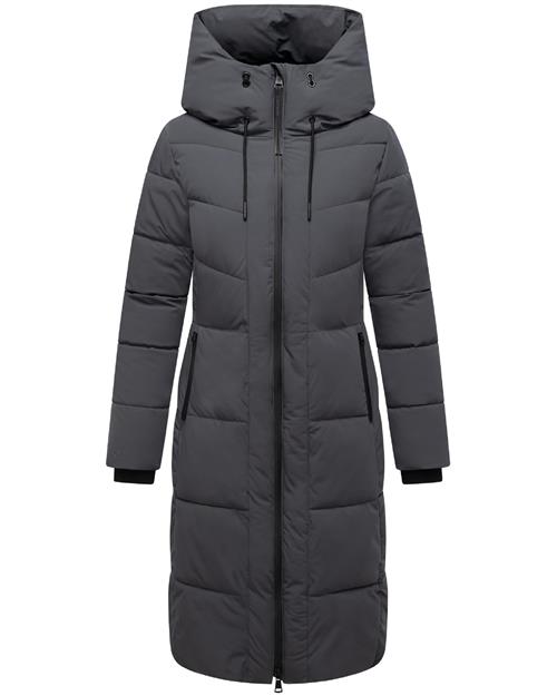 NAVAHOO Vinterfrakke 'Schokokuss XIV'  grå