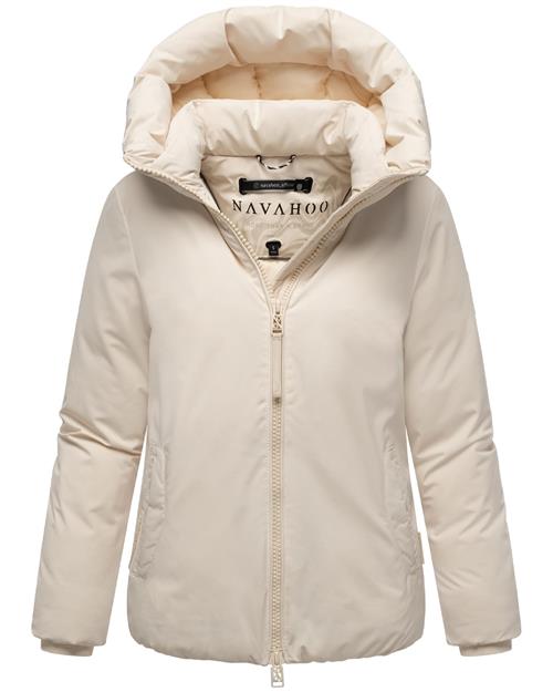 NAVAHOO Vinterjakke 'Blütenlicht 14'  lysebeige
