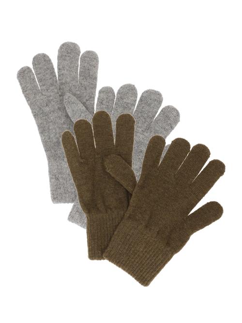 CeLaVi Handsker 'Magic'  grå / khaki
