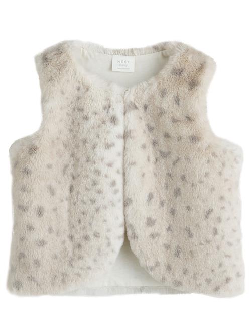 Next Vest  lysebeige / mørkebeige