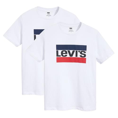 LEVI'S ® Bluser & t-shirts  rød / sort / offwhite