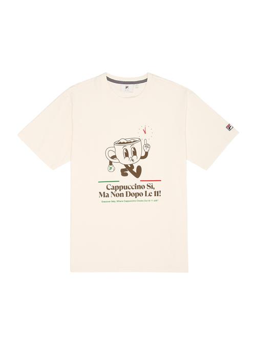 FILA Bluser & t-shirts 'Navigli Caffé'  mørkebrun / grøn / rød / hvid