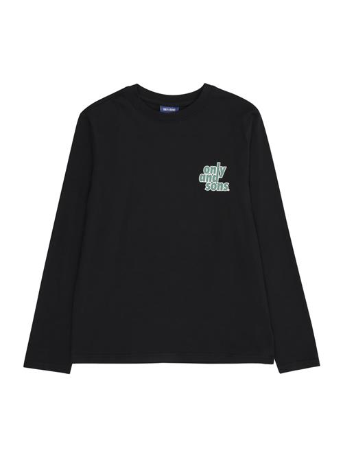 Only & Sons Junior Shirts 'OSJISAAC'  mint / sort / hvid