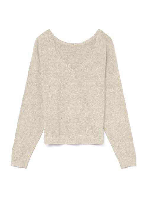 VERO MODA Pullover 'VMMarina'  hvid-meleret