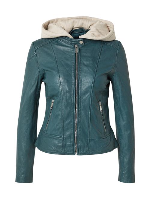 Maze Overgangsjakke  beige / smaragd