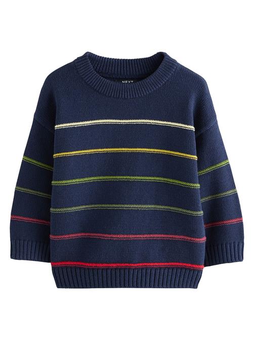 Next Pullover  navy / gul / grøn / rød