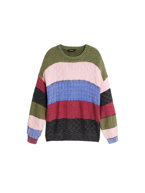 Desigual Pullover  nude / blå / oliven / rød / sort