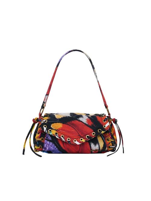 Desigual Skuldertaske  gul / lilla / rød / sort