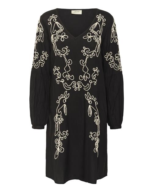 Cream Kjole  sort / hvid