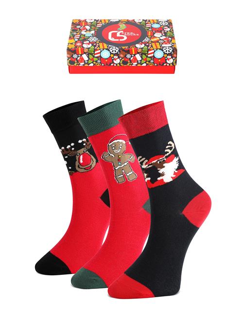 Crea Socks Sokker 'Weihnachten Kekse'  blandingsfarvet
