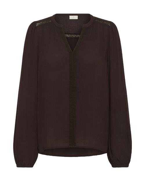 Kaffe Bluse 'KAStine Amber'  mørkebrun