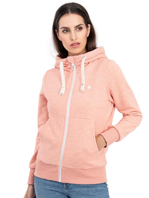 deproc Sweatjakke 'FinjaCMYK II'  abrikos