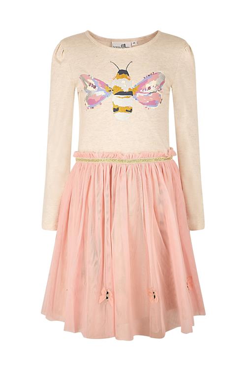 happy girls Kjole  lysebeige / guld / gammelrosa / sølv