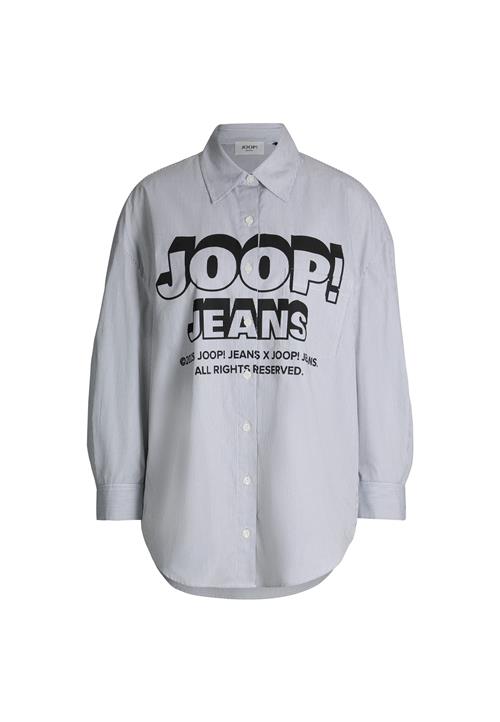 JOOP! Jeans Bluse 'Brenda'  grå / sort / hvid