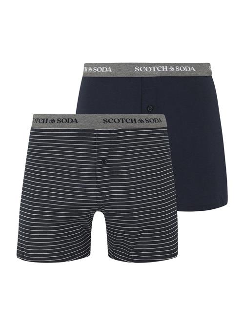 SCOTCH & SODA Boksershorts  navy / grå-meleret / hvid