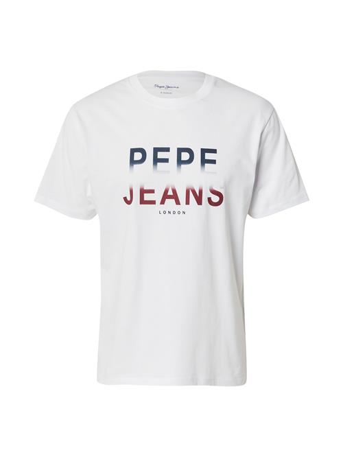 Pepe Jeans Bluser & t-shirts 'SEASON III'  mørkeblå / rød / hvid