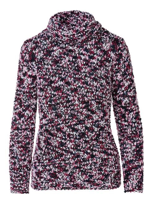 KOROSHI Pullover  petroleum / hindbær / lys pink / hvid