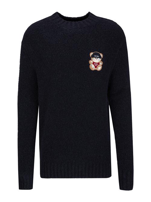 19V69 ITALIA Pullover 'Enrico Aprés'  navy / lyseblå / lysebrun / rød