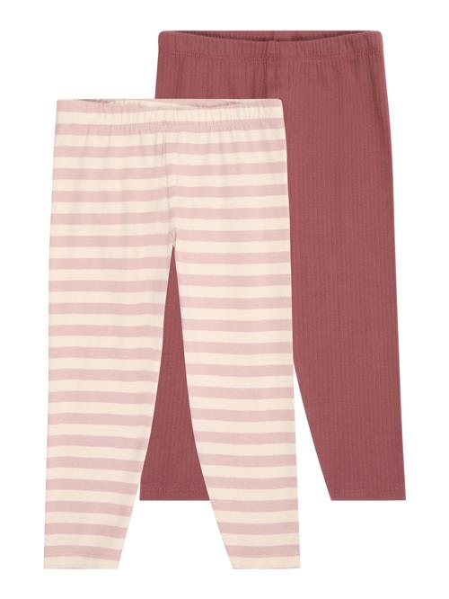 MINYMO Leggings  lysebeige / lyserød / burgunder