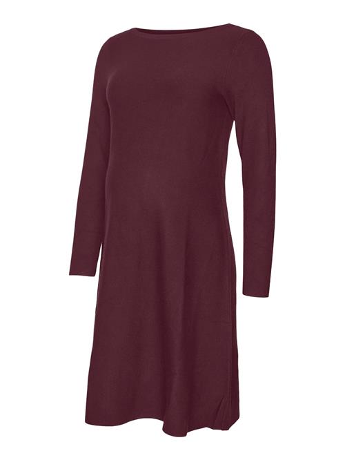 Vero Moda Maternity Strikkjole  merlot