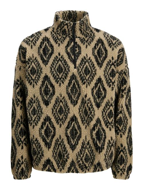 JACK & JONES Pullover 'JORPADDY'  cappuccino / sort