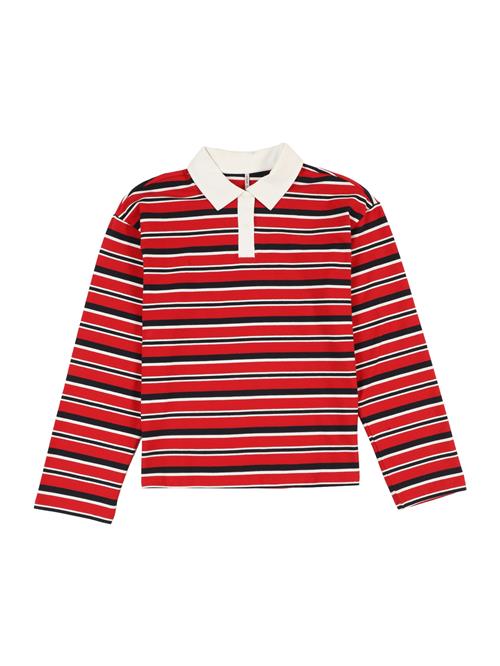 ONLY GIRLS Bluser & t-shirts 'KOGRuby'  knaldrød / sort / hvid