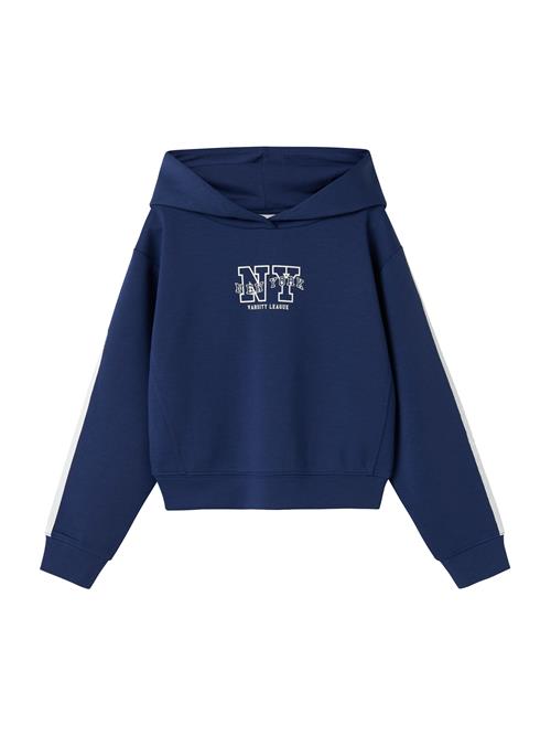 NAME IT Sweatshirt 'NKFNapes'  marin / hvid