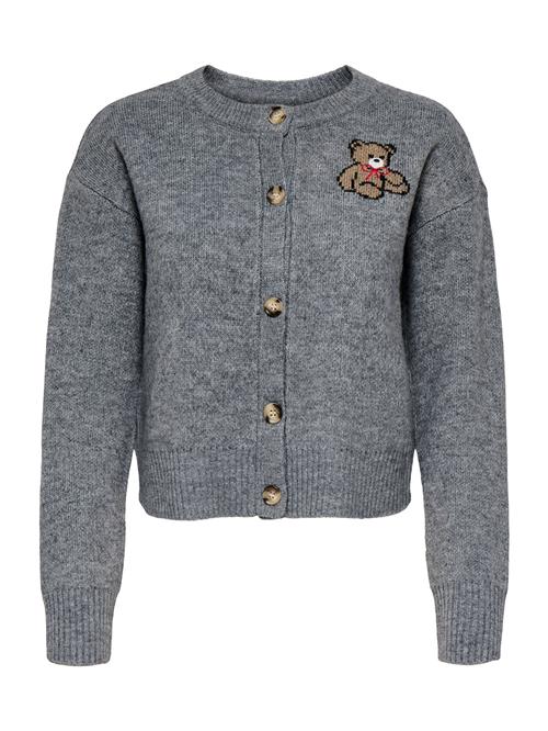 ONLY Cardigan  brun / lysebrun / grå-meleret / hvid