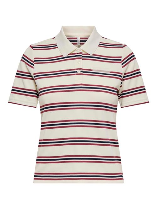 ONLY Shirts 'ONLEvie'  marin / rød / uldhvid