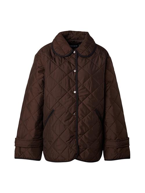 PIECES Overgangsjakke  brun