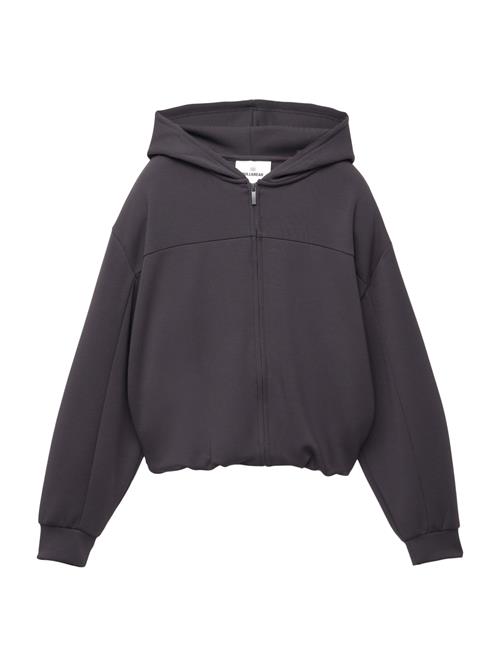 Pull&Bear Sweatjakke  mørkegrå