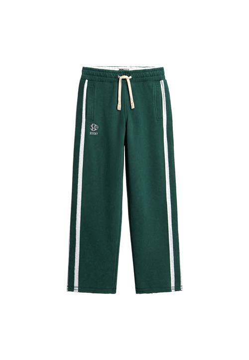 Superdry & Co Bukser 'Athletic Fives'  smaragd / hvid