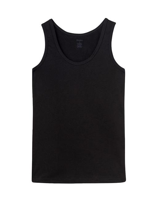 Dagi Undertrøje  sort-meleret