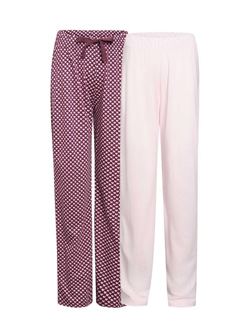 Dagi Pyjamasbukser  pink / lyserød / mørk pink