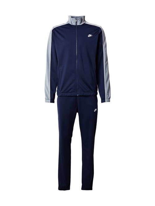 Nike Sportswear Joggingdragt 'CLUB'  indigo / lysegrå / hvid