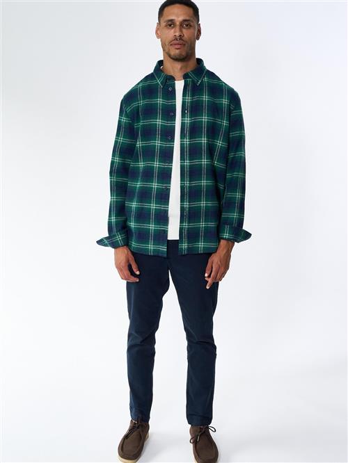 Legends Skjorte 'Humphrey Flannel check shirt - Varsity Green'  mørkegrøn