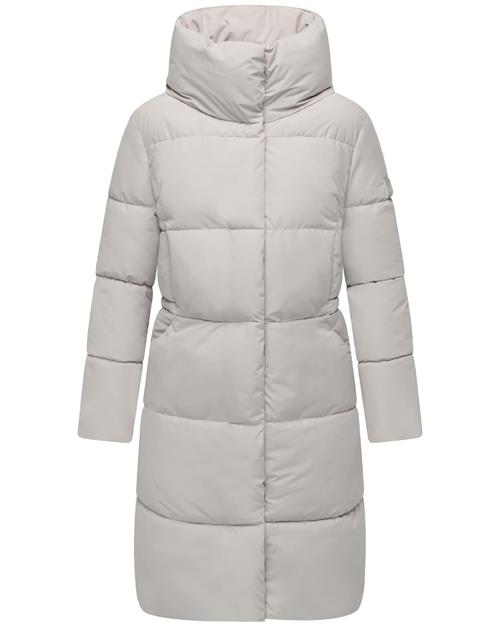 NAVAHOO Vinterfrakke 'Wolkenkuss 14'  lysegrå