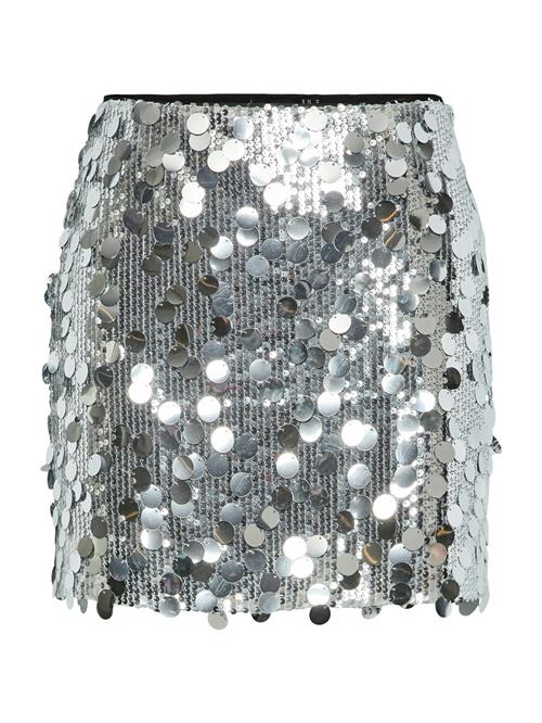 PIECES Nederdel 'PCMALOU'  sølv