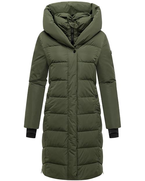 NAVAHOO Vinterfrakke 'Laubzauber 14'  mørkegrøn