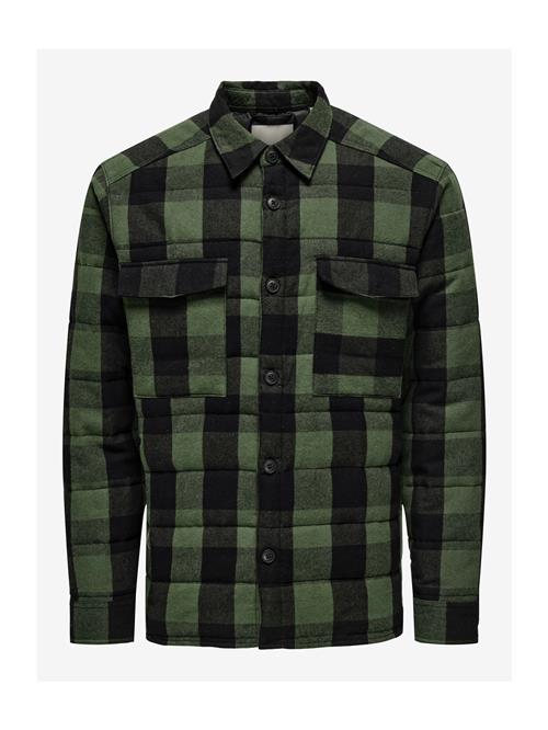 Only & Sons Overgangsjakke 'ONSGudmund'  gran / sort
